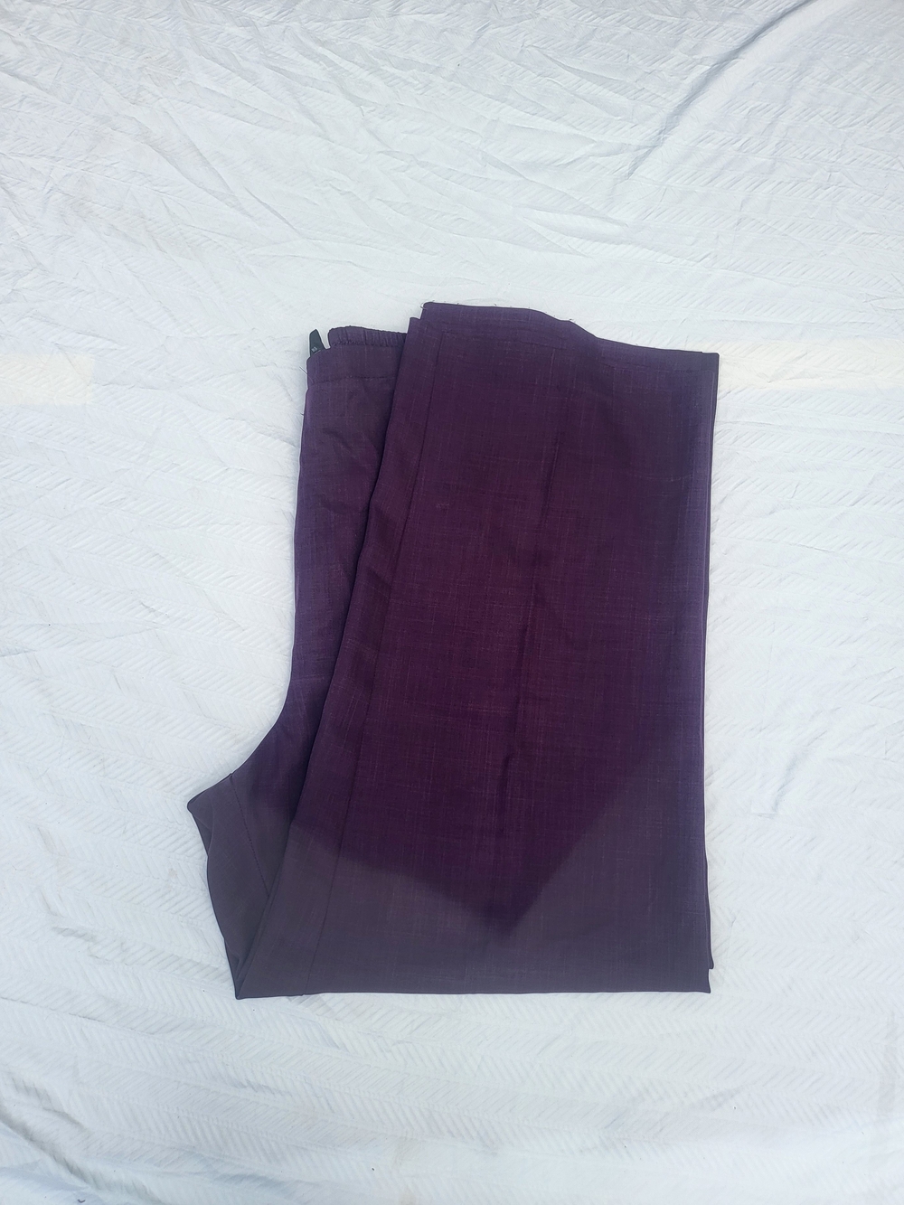 Men's Tailored Dress Pants in Plum